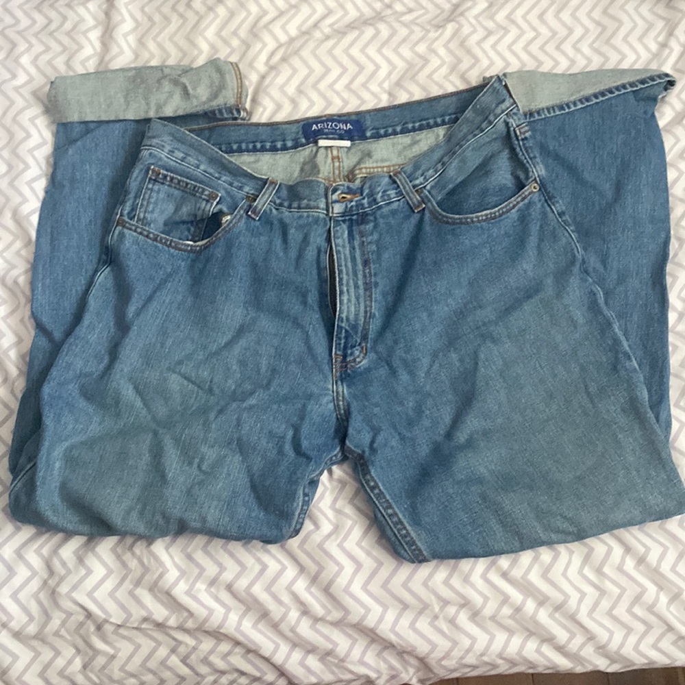 medium wash jeans 36x34